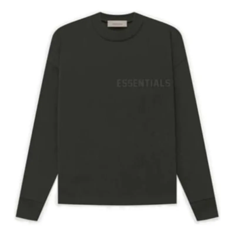 Fear of God Essentials SS23 Essentials L S Tee 'Off Black' FOG-SS23-076 sold by KicksCrew
