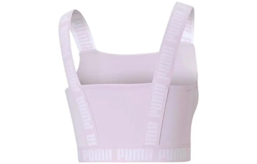 (WMNS) PUMA Logo Band Strong Top 'Pink' 521805-17 sold by KicksCrew product image thumbnail 2