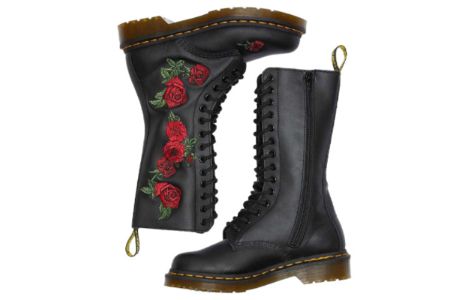 Dr.Martens 1914 Vonda Leather Mid Calf Boots 'Black' 12761001 sold by KicksCrew