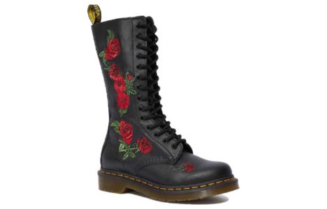 Dr.Martens 1914 Vonda Leather Mid Calf Boots 'Black' 12761001 sold by KicksCrew