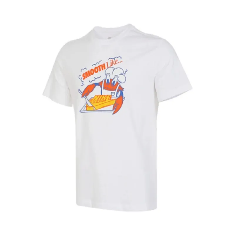 Nike Sportswear T-shirt 'White Orange' FV3748-100 sold by KicksCrew