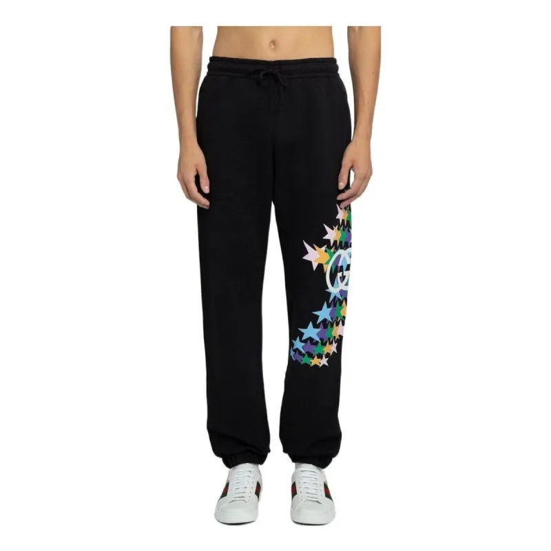 Gucci Off-White Graphic Print Lounge Pants 'Black' 663246-XJDOV-1082 sold by KicksCrew