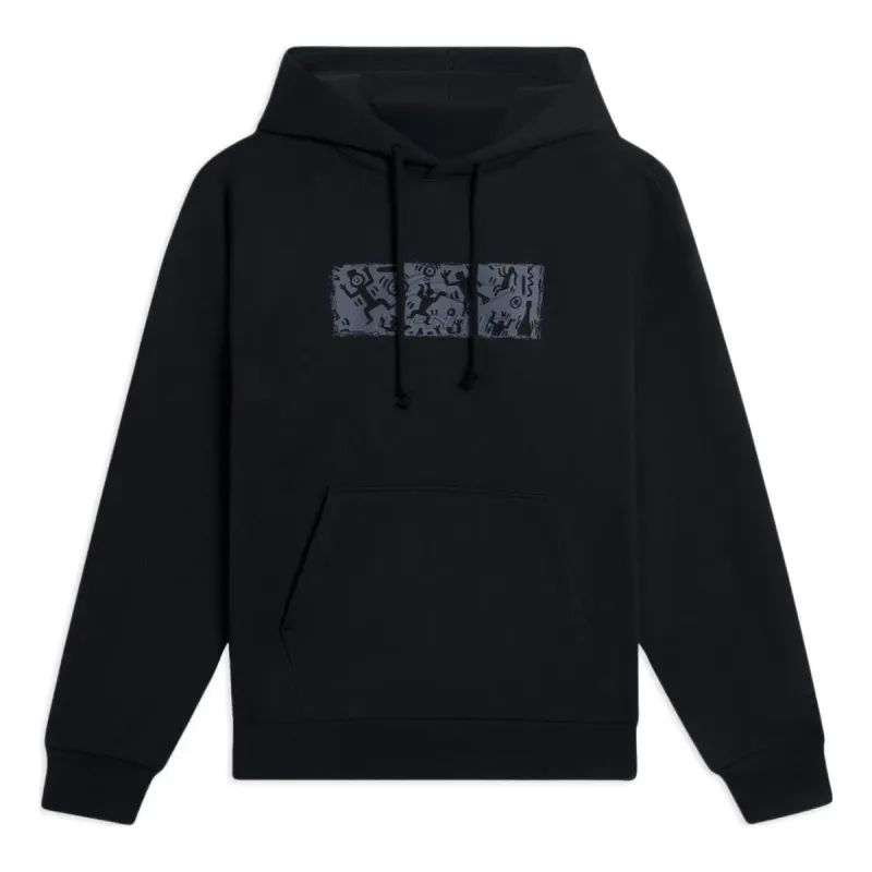 Li-Ning Graphic Hoodie 'Black' AWDSB43-1 sold by KicksCrew