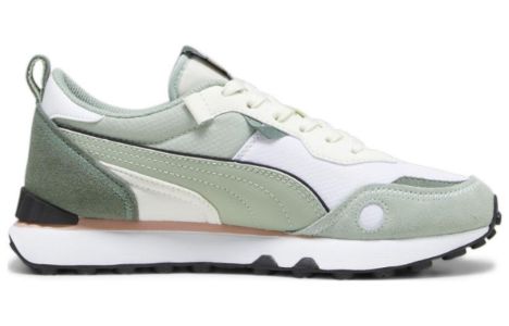 (WMNS) PUMA Future Rider FV Vintage Trainers 'Green White' 387672-30 sold by KicksCrew