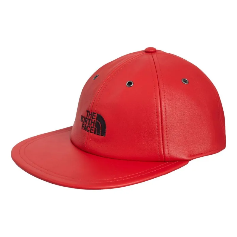 Supreme FW18 The North Face Leather 6-Panel 'Red' SUP-FW18-609 made by Supreme