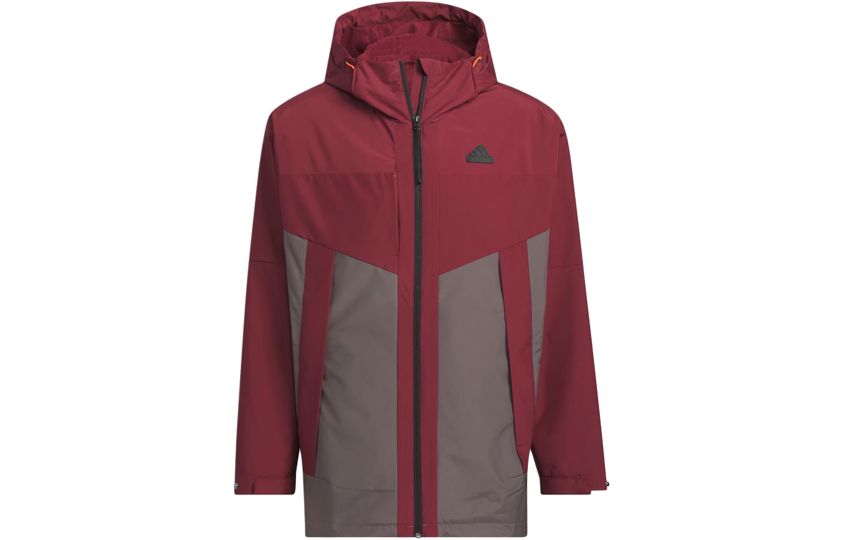 Adidas City Escape Blocking Jacket 'Red Grey' JE8577 sold by KicksCrew product image thumbnail 2