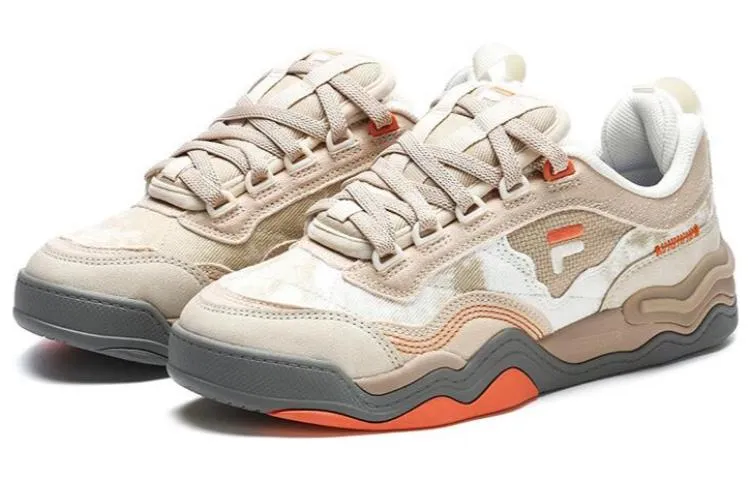 (WMNS) FILA FUSION Kick Sneakers 'Brown White Orange' T12W312201FTA sold by KicksCrew product image thumbnail 2