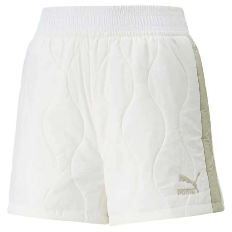 (WMNS) PUMA Classic Shorts 'White' 538940-75 sold by KicksCrew