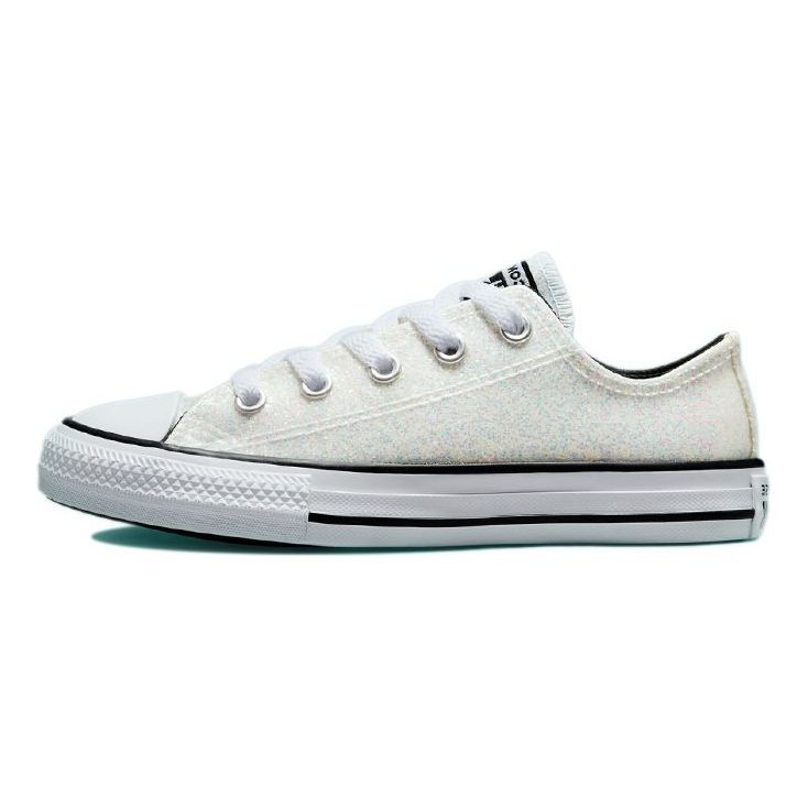 (GS) Converse Chuck Taylor All Star Low 'Winter Glitter' 672099C sold by KicksCrew