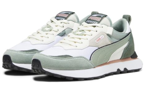 (WMNS) PUMA Future Rider FV Vintage Trainers 'Green White' 387672-30 sold by KicksCrew