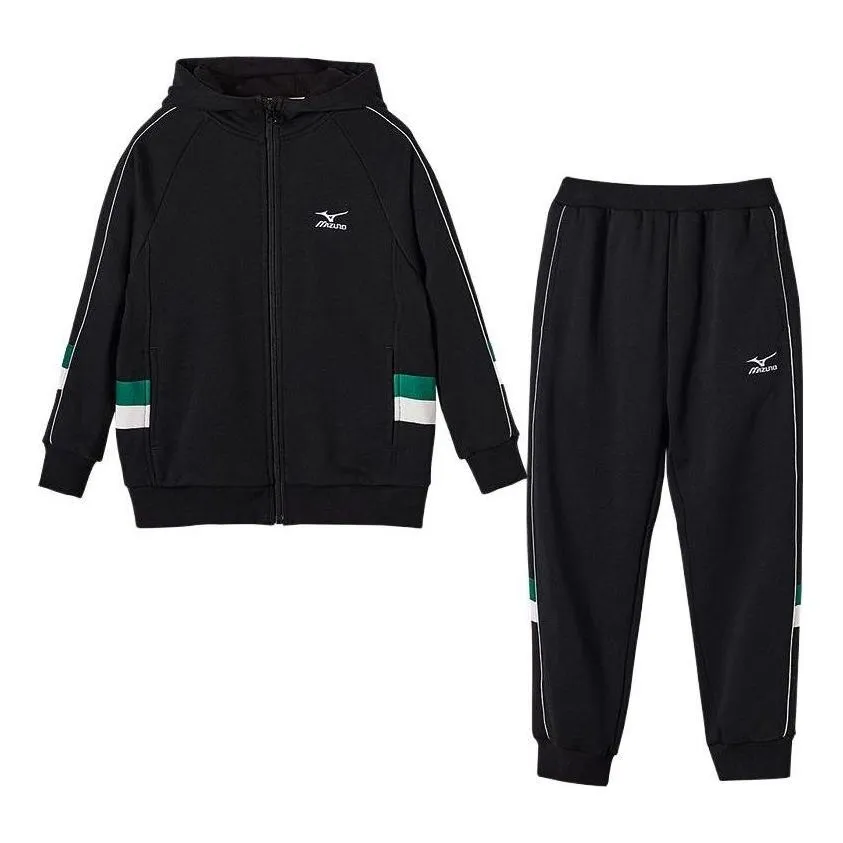 (GS) Mizuno Sportswear Jacket Suit 'Black' TZ2192 sold by KicksCrew