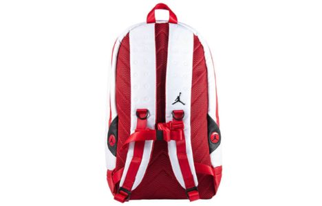 Air Jordan Retro 13 Backpack 'White Red' 9A1898-001 sold by KicksCrew