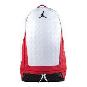 Air Jordan Retro 13 Backpack 'White Red' 9A1898-001 sold by KicksCrew