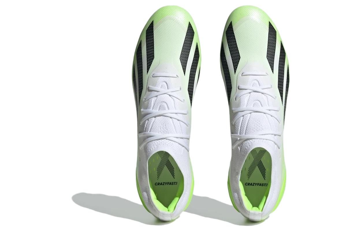 Adidas X Crazyfast.1 Artificial Grass Cleats 'Cloud White Lucid Lemon' IE6630 sold by KicksCrew product image thumbnail 5