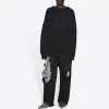 Balenciaga BB Laurel Crown Logo Crewneck Knitted Sweater 'Black' 664369T32111000 sold by KicksCrew