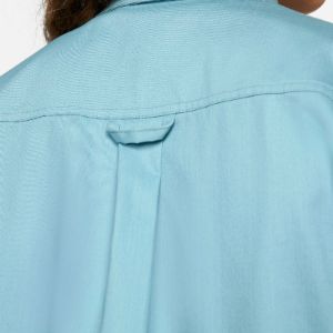 Nike SB Woven Skate Long-Sleeve Button Down 'Blue' DQ6288-494 sold by KicksCrew