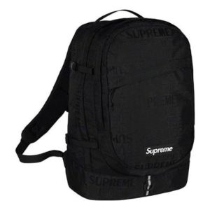 Supreme Backpack 'Black White' SUP-SS19-035 sold by KicksCrew