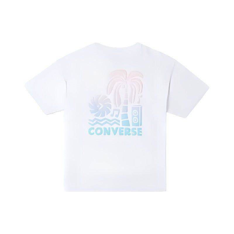 (WMNS) Converse Music Festival T-Shirt 'White' 10026375-A01 sold by KicksCrew product image thumbnail 2