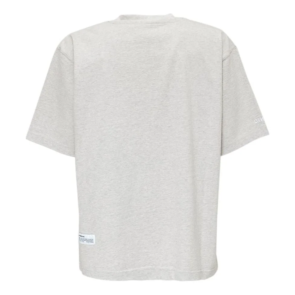 HERON PRESTON SS21 CTNMB Regular Poster T-shirt 'Grey Marl' HMAA019R21JER0010818 sold by KicksCrew product image thumbnail 2