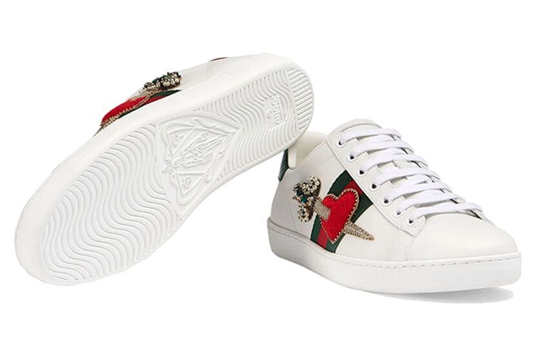 (WMNS) Gucci Ace Embroidered 'Bee' 472990-A38G0-9064 sold by KicksCrew product image thumbnail 5