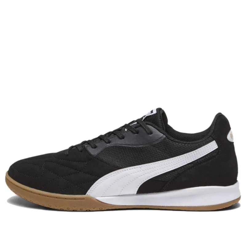 PUMA King Top IT Sneakers 'Black White Gum' 107349-01 sold by KicksCrew
