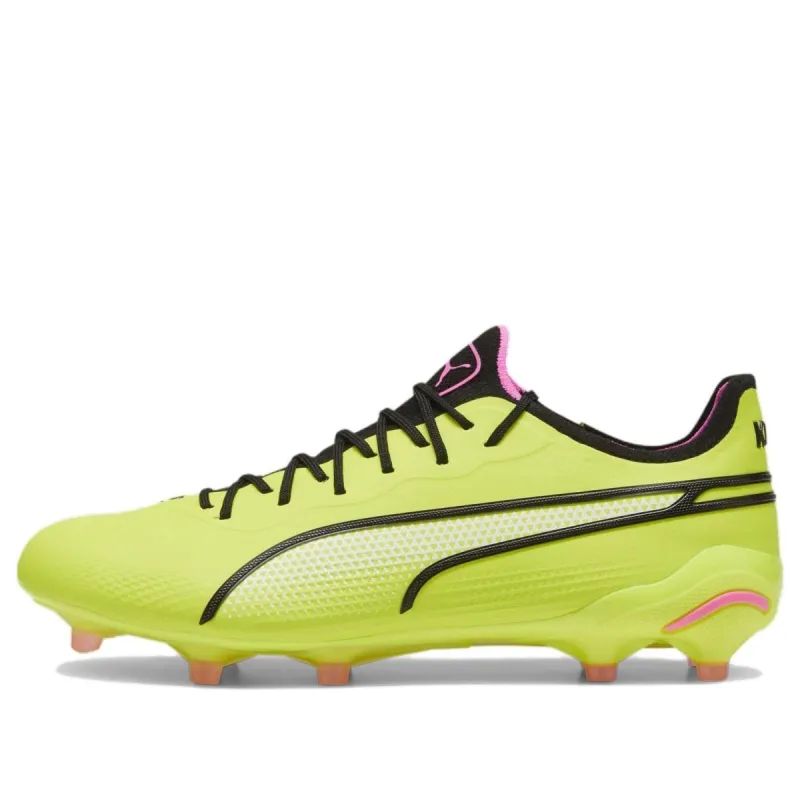 Puma King Ultimate FG/AG Cleats 'Solar Yellow Black' 107563-06 sold by KicksCrew