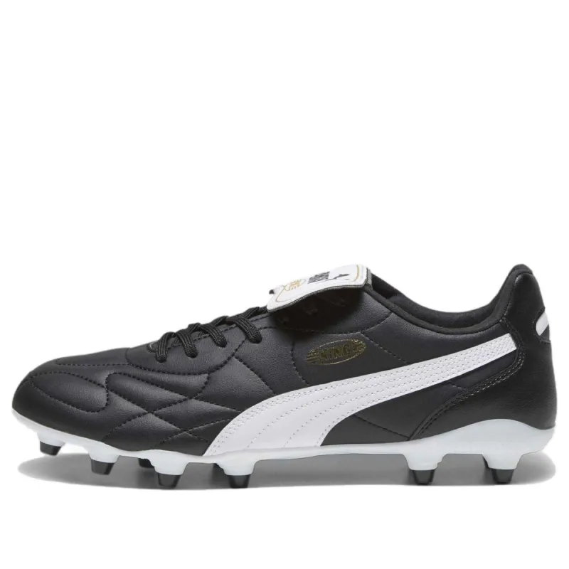 PUMA King TOP FG Football Boots 'Black White' 107348-01 sold by KicksCrew