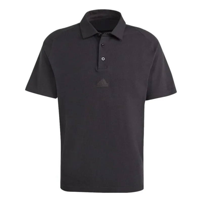 adidas Z.N.E. Premium Polo Shirt 'Black' IA3124 sold by KicksCrew