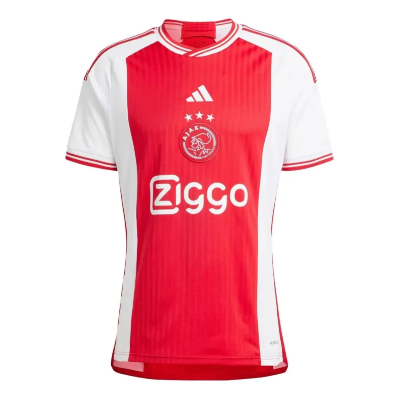 Adidas Ajax Amsterdam 23/24 Home Jersey 'White Red' HZ7725 sold by KicksCrew