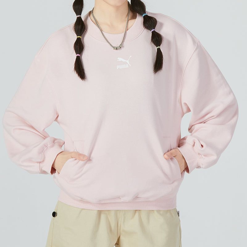 (WMNS) Puma Graphic Sweatshirt 'Pink' 537518-88 sold by KicksCrew product image thumbnail 3