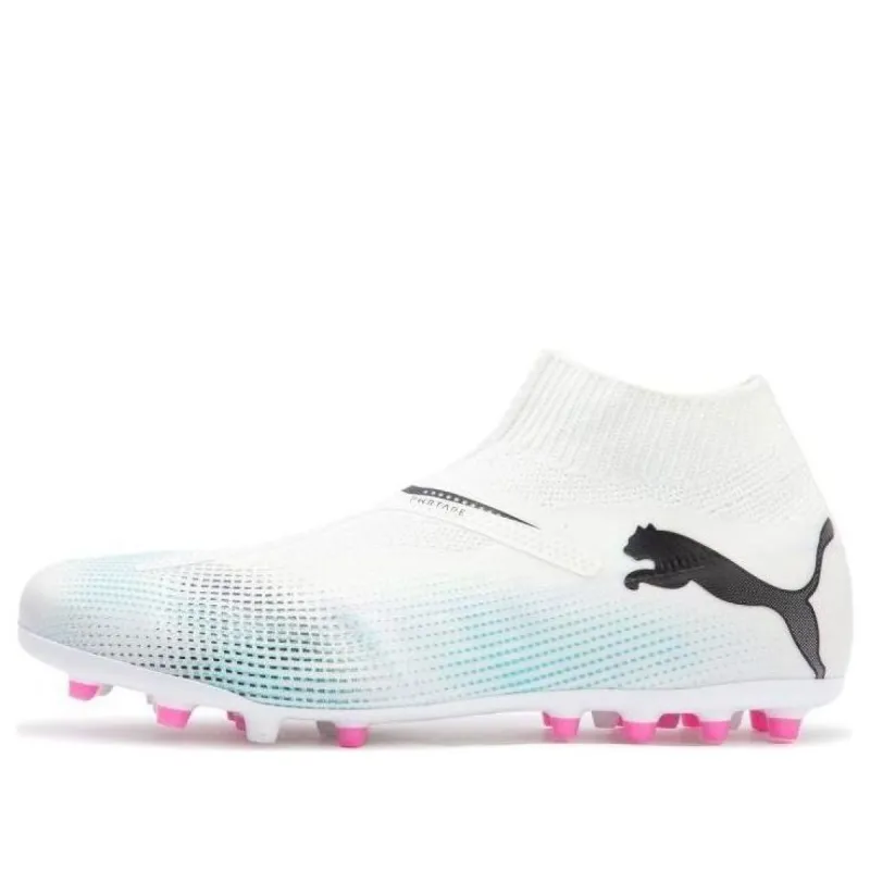 PUMA Future 7 Match + Ll MG Football Shoes 'White Blue' 107712-01 sold by KicksCrew