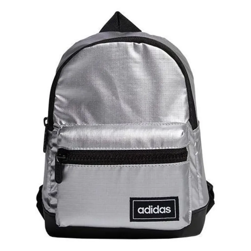 (WMNS) adidas Classic Metallic Backpack Extra Small 'Silver' FM4334 sold by KicksCrew
