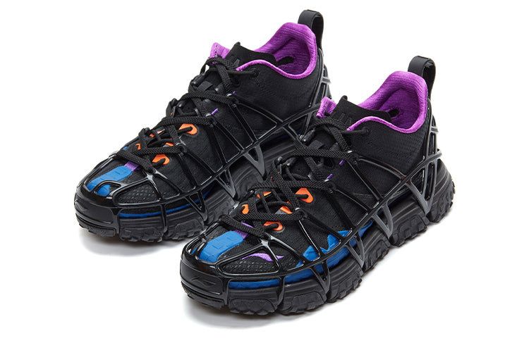 Li-Ning Mix Ace Paris Fashion Week 'Black Blue' ARAR001-1 sold by KicksCrew product image thumbnail 3