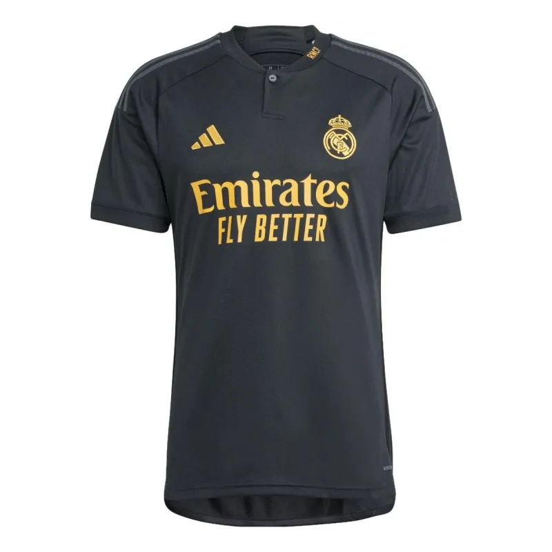 Adidas Real Madrid 23/24 Third Jersey 'Black' IN9846 sold by KicksCrew