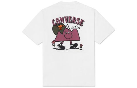 Converse Moving Mountains Short Sleeve T-Shirt 'White' 10022040-A02 sold by KicksCrew
