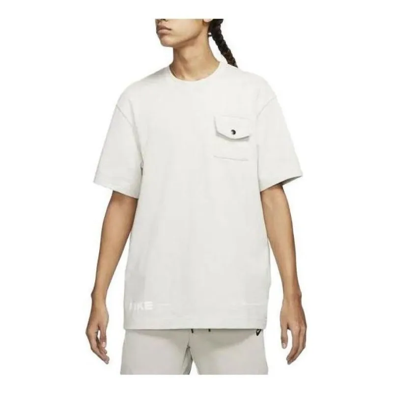 Nike Short-Sleeve Pocket T-Shirt 'White' DA0510-072 sold by KicksCrew