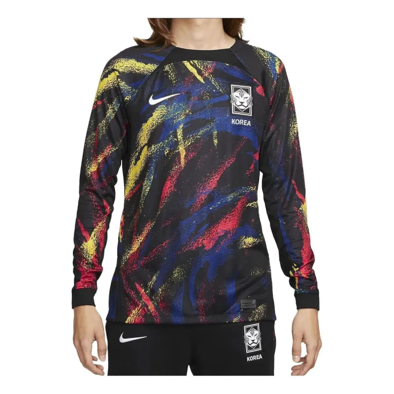 Nike Korea Dri-Fit Stadium Away LS Jersey 'Black' DN0674-010 sold by KicksCrew