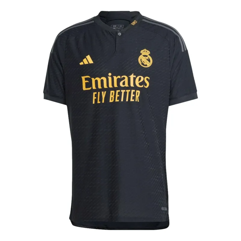 adidas Real Madrid 23/24 Third Authentic Jersey 'Black' IQ4923 sold by KicksCrew