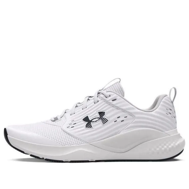 (WMNS) Under Armour Charged Commit 4 'White Distant Grey' 3026728-100 sold by KicksCrew