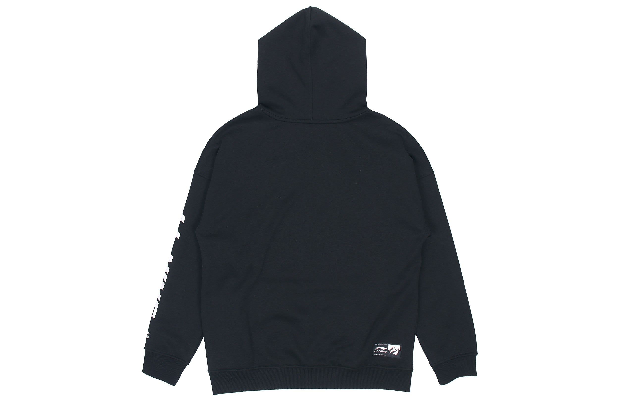 Li-Ning I Never Walk Backwards Graphic Hoodie 'Black' AWDR857-4 sold by KicksCrew product image thumbnail 2