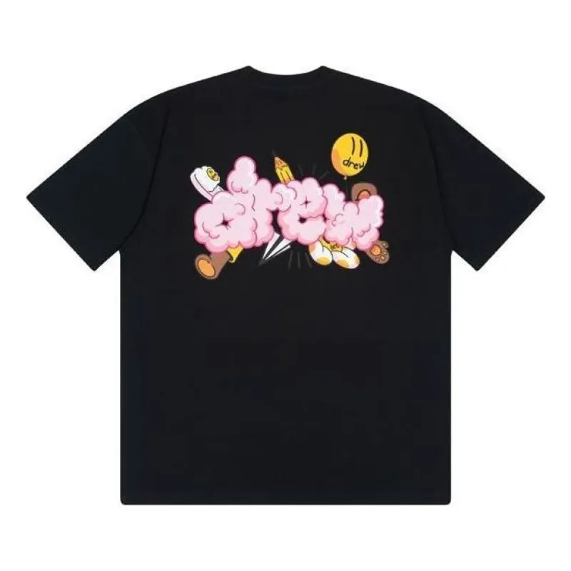 Drew House Doodle Joy T-shirt 'Black' DR-SS22-236 sold by KicksCrew