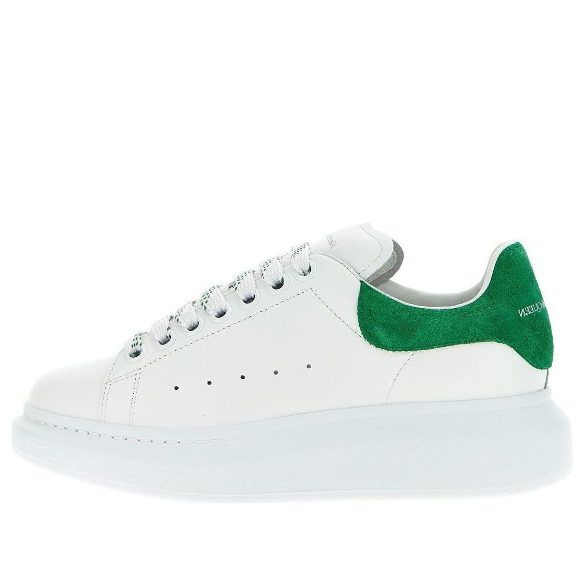 (WMNS) Alexander McQueen Oversized Sneaker 'Green White' 718139WIBN28846 sold by KicksCrew