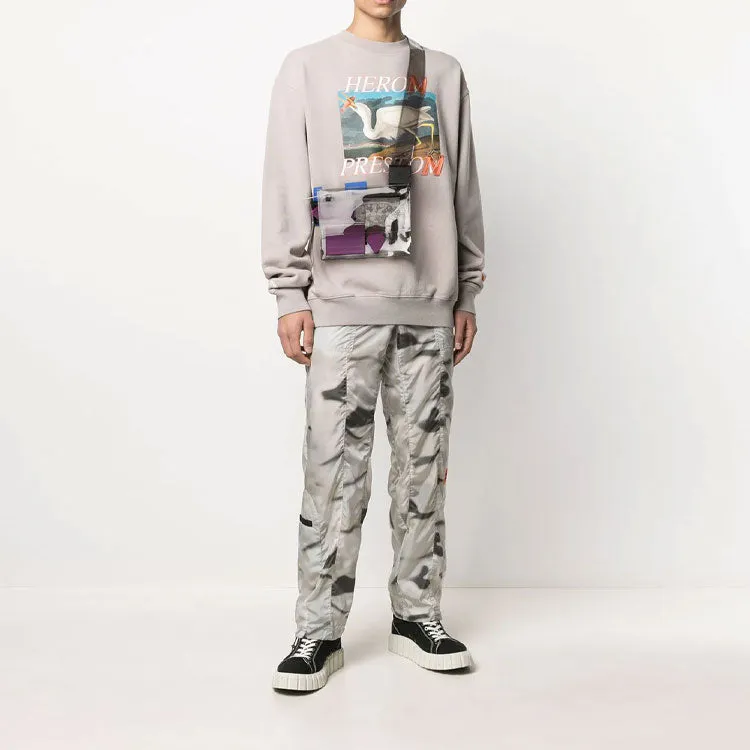 HERON PRESTON Heron Af Crew Sweatshirt 'Taupe' HMBA014R21JER0036145 sold by KicksCrew product image thumbnail 3