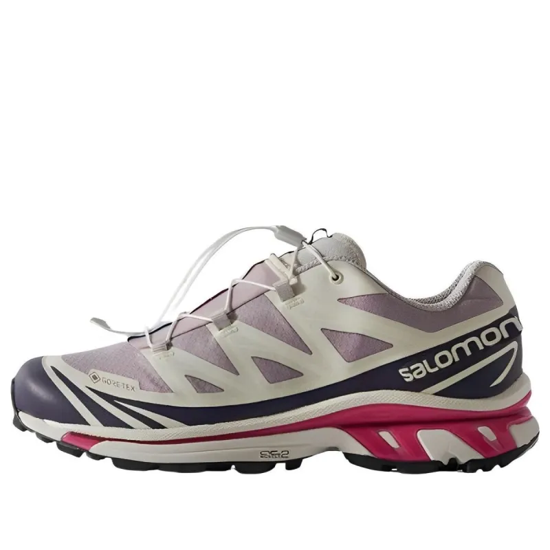 Salomon x Kith XT-6 GTX GORE-TEX Cream Pink Red 472067