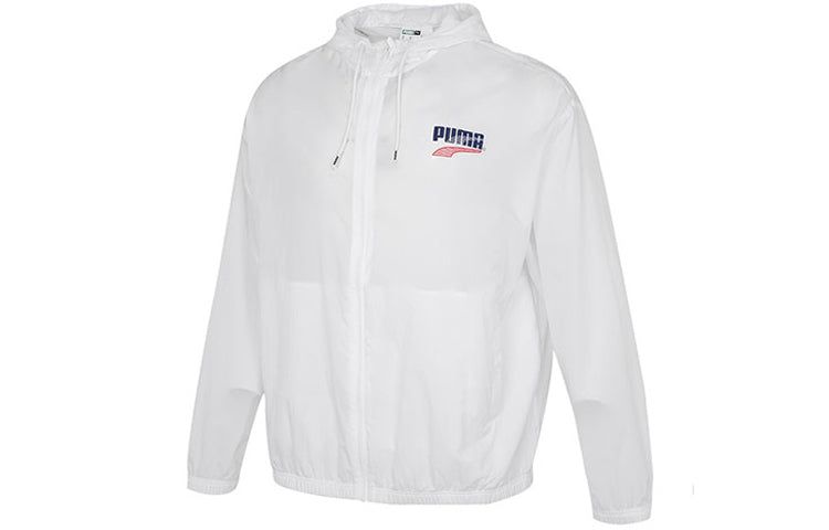 Puma Decor 8 Lightweight Woven Jacket 'White Blue Red' 531487-02 sold by KicksCrew product image thumbnail 2