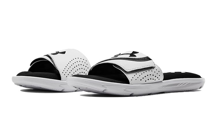 (GS) Under Armour Ignite 6 Slide 'White Black' 3022728-102 sold by KicksCrew product image thumbnail 3