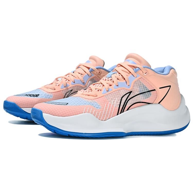 Li-Ning Casual Basketball Shoes Low 'Orange Pink Blue' ABAT067-1 sold by KicksCrew product image thumbnail 3