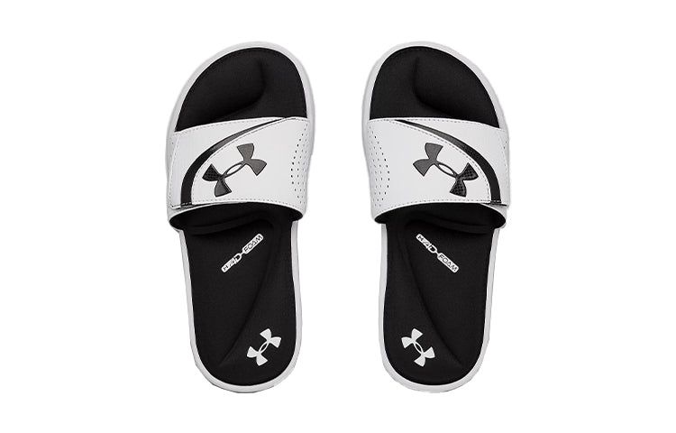 (GS) Under Armour Ignite 6 Slide 'White Black' 3022728-102 sold by KicksCrew product image thumbnail 4