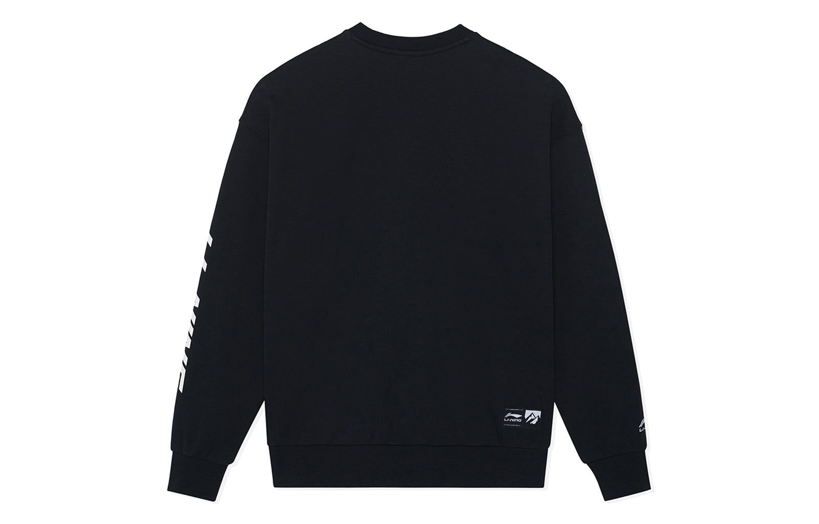 Li-Ning Small Logo Sweatshirt 'Black' AWDSH91-1 sold by KicksCrew product image thumbnail 2
