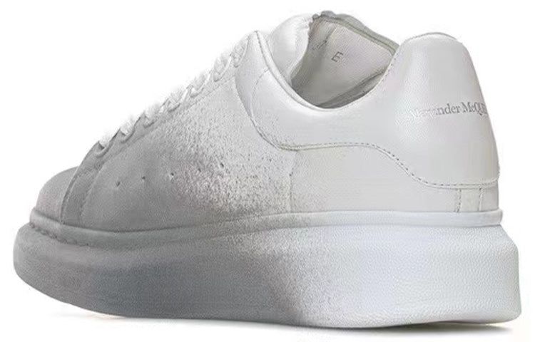 (WMNS) Alexander McQueen Oversized Sneaker 'White Grey Velvet Spray' 586388WHWM29705 sold by KicksCrew product image thumbnail 3